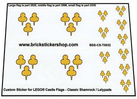 Lego Custom Precut Stickers for Forestmen & Wolfpack Torsos 
