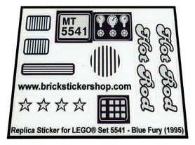 Replacement Sticker for Set 5541 - Blue Fury