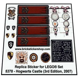 Replacement Sticker for Set 5378 - Hogwarts Castle (3rd Edition)