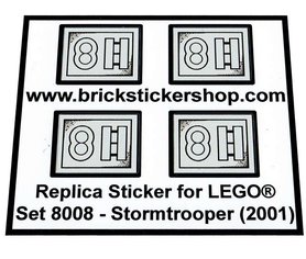 Replacement Sticker for Set 8008 - Stormtrooper