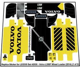 Replacement Sticker for Set 42030 - Volvo L350F Wheel Loader