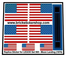 Replacement Sticker for Set 565 - Moon Landing