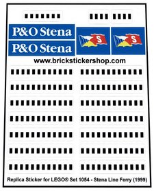 Replacement Sticker for Set 1054 - Stena Ferry Line