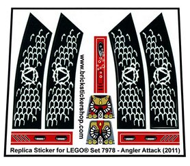 Replacement Sticker for Set 7978 - Angler Attack