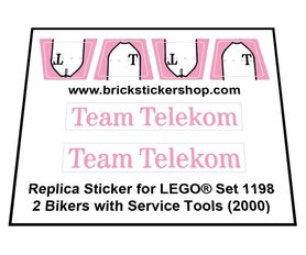 Replacement Sticker for Set 1198 - 2 Bikers with Service Tools