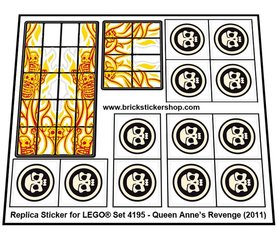 Replacement Sticker for Set 4195 - Queen Anne's Revenge