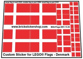 Custom Sticker - Flags - Flag of Denmark