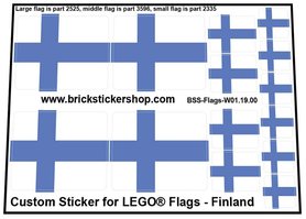Custom Sticker - Flags - Flag of Finland