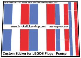Custom Sticker - Flags - Flag of France
