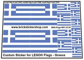 Custom Sticker - Flags - Flag of Greece