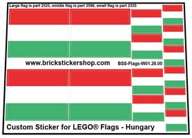 Custom Sticker - Flags - Flag of Hungary