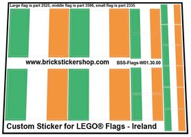 Custom Sticker - Flags - Flag of Ireland