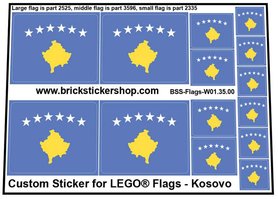 Custom Sticker - Flags - Flag of Kosovo
