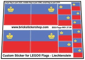 Custom Sticker - Flags - Flag of Liechtenstein