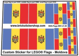 Custom Sticker - Flags - Flag of Moldova