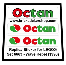Replacement Sticker for Set 6663 - Wave Rebel