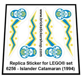 Replacement Sticker for Set 6256 - Islander Catamaran