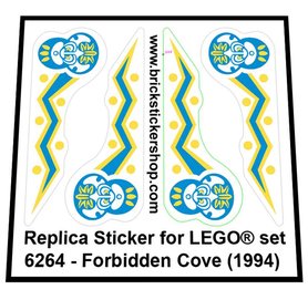 Replacement Sticker for Set 6264 - Forbidden Cove