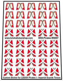 Custom Sticker - Pirates I - Imperial Guards Torsos