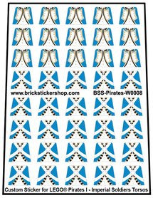 Custom Sticker - Pirates I - Imperial Soldiers Torsos