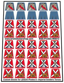 Custom Sticker - Pirates II - Imperial Soldiers Torsos