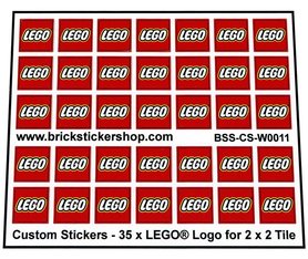 Custom Sticker -  logo for Tile 2x2