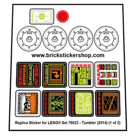 Replacement Sticker for Set 76023 - The Tumbler