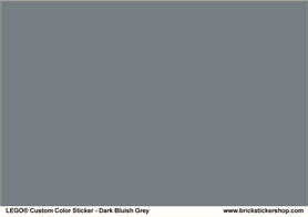 A5 Color Sheet - DARK BLUISH GREY