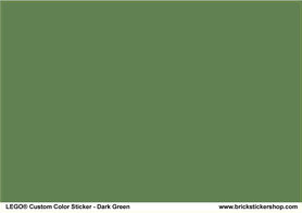 A5 Color Sheet - DARK GREEN