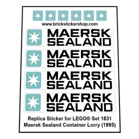 Lego Set 1831 - Maersk Sealand Container Lorry (1995)
