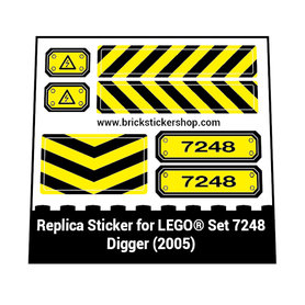 Replacement Sticker for Set 7248 - Digger