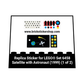 Replacement Sticker for Set 6458 - Satellite with Astronaut