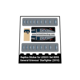 Replacement Sticker for Set 8095 - General Grievous' Starfighter