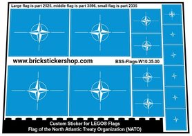 Custom Sticker - Flags - Flag of the North Atlantic Treaty Organization (NATO)