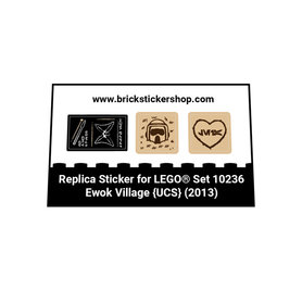 Replacement Sticker Lego 10236 - Ewok Village {UCS}