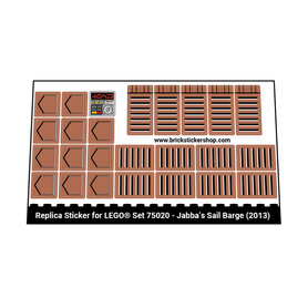 Replacement Sticker for Set 75020 - Jabba's Sail Barge