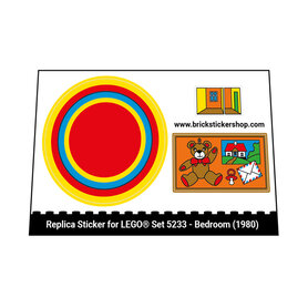 Replacement Sticker for Set 5233 - Bedroom