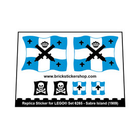 Replacement Sticker for Set 6265 - Sabre Island