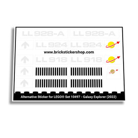 SBB FS Custom Autocollant/Sticker adapté pour LEGO ® 7750 après pays DB ÖBB SJ NSB 