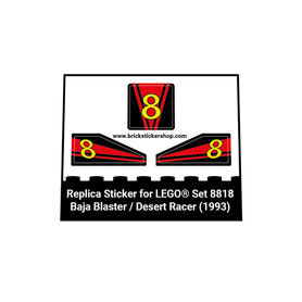 Replacement Sticker for Set 8818 - Baja Blaster / Desert Racer