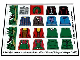 Replacement Sticker for Set 10229 - Winter Village Cottage