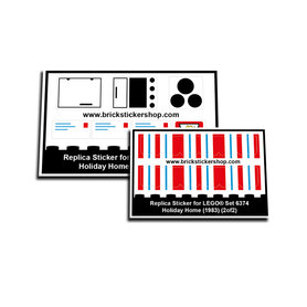 Replacement Sticker for Set 6374 - Holiday Home