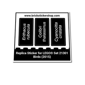 Replacement sticker fits LEGO 21301 - Birds