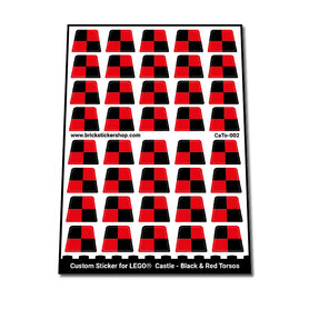 Custom Sticker - Black & Red Torsos