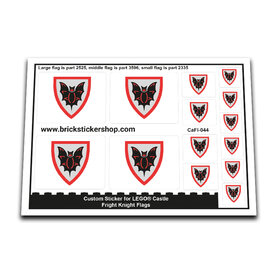 Custom Sticker - Fright Knight Flags