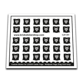 Custom Sticker - Wolfpack Flags (Flag 2335 Only)