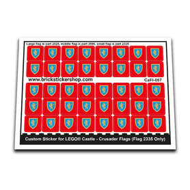 Custom Sticker - Crusader Flags (Flag 2335 Only)