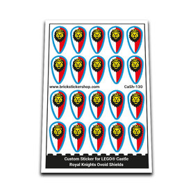 Custom Sticker - Royal Knights Ovoid Shields