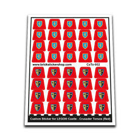 Custom Sticker - Crusader Torsos (Red)