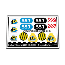 Replacement Sticker for Set 6557 - Treasure Hunters
